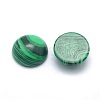 Synthetic Malachite Cabochons G-P393-R49-4MM-2