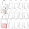 70Pcs PVC Gift Tote Bags ABAG-WA0001-06-1