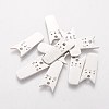Non-Tarnish 201 Stainless Steel Kitten Pendants STAS-Q201-T412-1