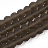 Transparent Glass Beads Strands GLAA-T032-T6mm-MD02-1
