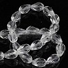 Transparent Glass Beads Strands GLAA-WH0030-32C-14-1