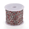 Handmade 304 Stainless Steel Dapped Chains CHS-D026-16B-P-4