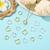 100Pcs 10 Styles Alloy Bead Frame FIND-FS0004-92-6