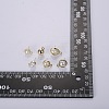 12Pcs 6 Style Alloy & Brass Stud Earring Findings DIY-SZ0009-36-8