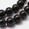 Synthetic Green Goldstone Beads Strands G-N0178-02-10mm-3