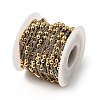 304 Stainless Steel Double Beads Cable Chains CHS-K022-01A-G-2