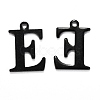 304 Stainless Steel Alphabet Charms STAS-H122-E-EB-1
