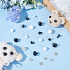 PandaHall Elite 192 Sets 10 Styles Plastic Safety Eyes DIY-PH0017-93-5