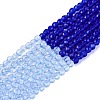 Transparent Glass Beads Strands GLAA-N074-01A-13-2