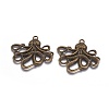 Tibetan Style Alloy Big Pendants TIBEP-A15669-AB-NR-2