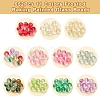 552Pcs 11 Colors Frosted Baking Paint Glass Beads DGLA-FS0001-14-2
