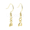 Rack Plating Brass Earring Hooks KK-F839-025A-G-1