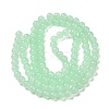 Baking Paint Imitation Jade Glass Round Bead Strands X-DGLA-Q021-8mm-22-4