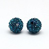 Polymer Clay Rhinestone Beads RB-A053-6mm-06-1