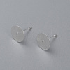 304 Stainless Steel Stud Earring Findings STAS-H436-24S-10mm-1