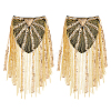 2Pcs Fashionable Tassel Epaulettes DIY-FH0008-89A-G-1