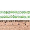 AB Color Plated Transparent Glass Rondelle Beads Strands EGLA-T029-4mm-10L-4