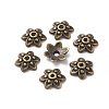 Tibetan Antique Bronze Metal Caps MLF0626Y-1
