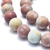 Natural Aqua Terra Jasper Beads Strands G-N0128-48F-10mm-3