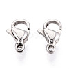 304 Stainless Steel Lobster Claw Clasps STAS-T065-9mm-34P-1