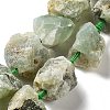 Raw Rough Natural Prehnite Beads Strands G-J388-A06-01-2