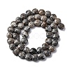 Natural Fluorescent Syenite Rock(Glow under UV Light) Beads Strands G-C179-A39-03-3