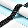 Natural Black Spinel Beads Strands G-D467-A04-01-4