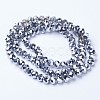 Electroplate Transparent Glass Beads Strands LS-EGLA-A034-T8mm-UA05-2