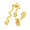 Ion Plating(IP) 304 Stainless Steel Stud Earrings for Women EJEW-S227-37G-2