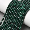 Natural Malachite Beads Strands G-F571-27AB1-3mm-01-1