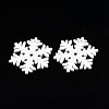 Christmas Theme Spray Painted Wood Pendants WOOD-N005-32-2