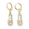 Golden Brass Dangle Leverback Earrings EJEW-L269-016G-02-1
