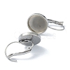 Tarnish Resistant 304 Stainless Steel Leverback Earring Findings KK-H152-09D-P-2