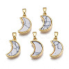 Real 18K Gold Plated Brass Pendants KK-N233-170A-01A-1