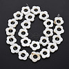 Freshwater Shell Beads Frames Strands X-SHEL-T009-14A-3