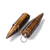 Natural Tiger Eye Pointed Pendants G-D850-08-5