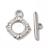 Non-Tarnish 304 Stainless Steel Toggle Clasps LS-STAS-H212-17P-1
