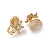 Brass Micro Pave Cubic Zirconia Ear Cuff Findings KK-F898-19A-G-2