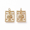 Natural Shell Pendants X-KK-C100-01G-2