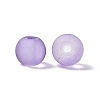 500Pcs 3 Style Transparent Frosted Glass Beads FGLA-FS0001-01-3