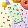 40Pcs 8 Colors Opaque Resin Cabochons RESI-CJ0004-88-6