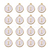 Golden Plated Alloy Charms X-ENAM-S118-01I-2