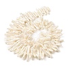 Natural Baroque Keshi Pearl Beads Strands PEAR-B004-03A-01A-4