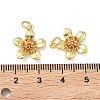 Brass Micro Pave Cubic Zirconia Pendants KK-F930-10G-3