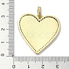 Rack Plating Real 18K Gold Plated Brass Micro Pave Cubic Zirconia Pendants X-KK-B084-03G-08-3