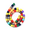 Polymer Clay Bead Strands CLAY-T001-C28-4