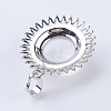 Natural & Synthetic Mixed Stone Pendants G-P352-C-3