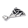 304 Stainless Steel Pendants X-STAS-C065-15AS-3