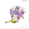 Hydrangea Enamel Pins PW-WG7C672-02-1