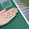 50Pcs 304 Stainless Steel Beads STAS-ME0002-64-3